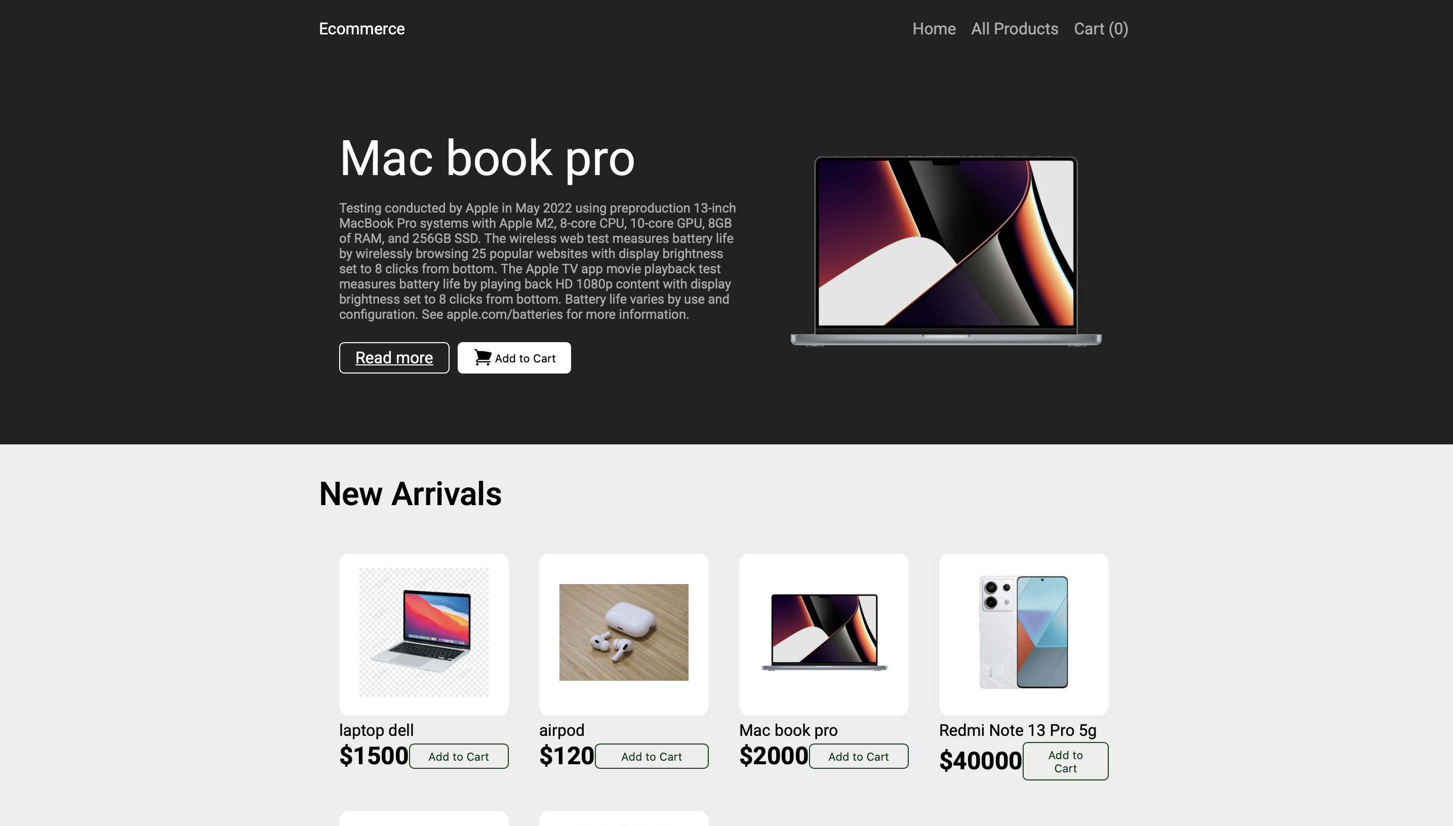 Next js Ecommerce Web